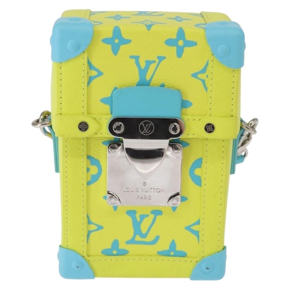 Louis Vuitton Monogram Playground Vertical Trunk Shoulder Bag Yellow